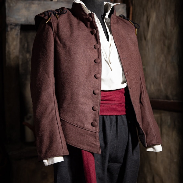 Veste Mousquetaire Quentin Marron