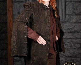 Musketier leren jas Porthos Brown