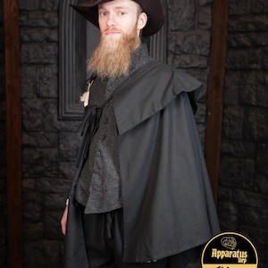 Diego fencing cape canvas black