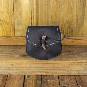 Sac Cymerian en cuir noir