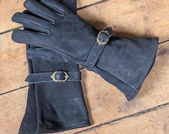 Leather Gloves Ulex Black