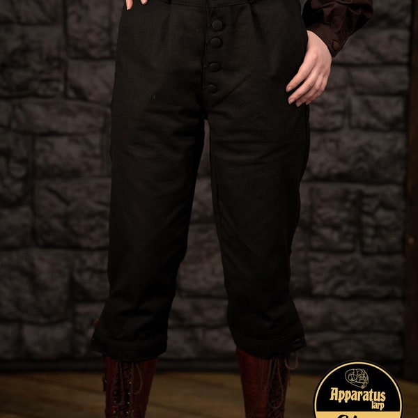 Musketeer knee breeches Aramis Black