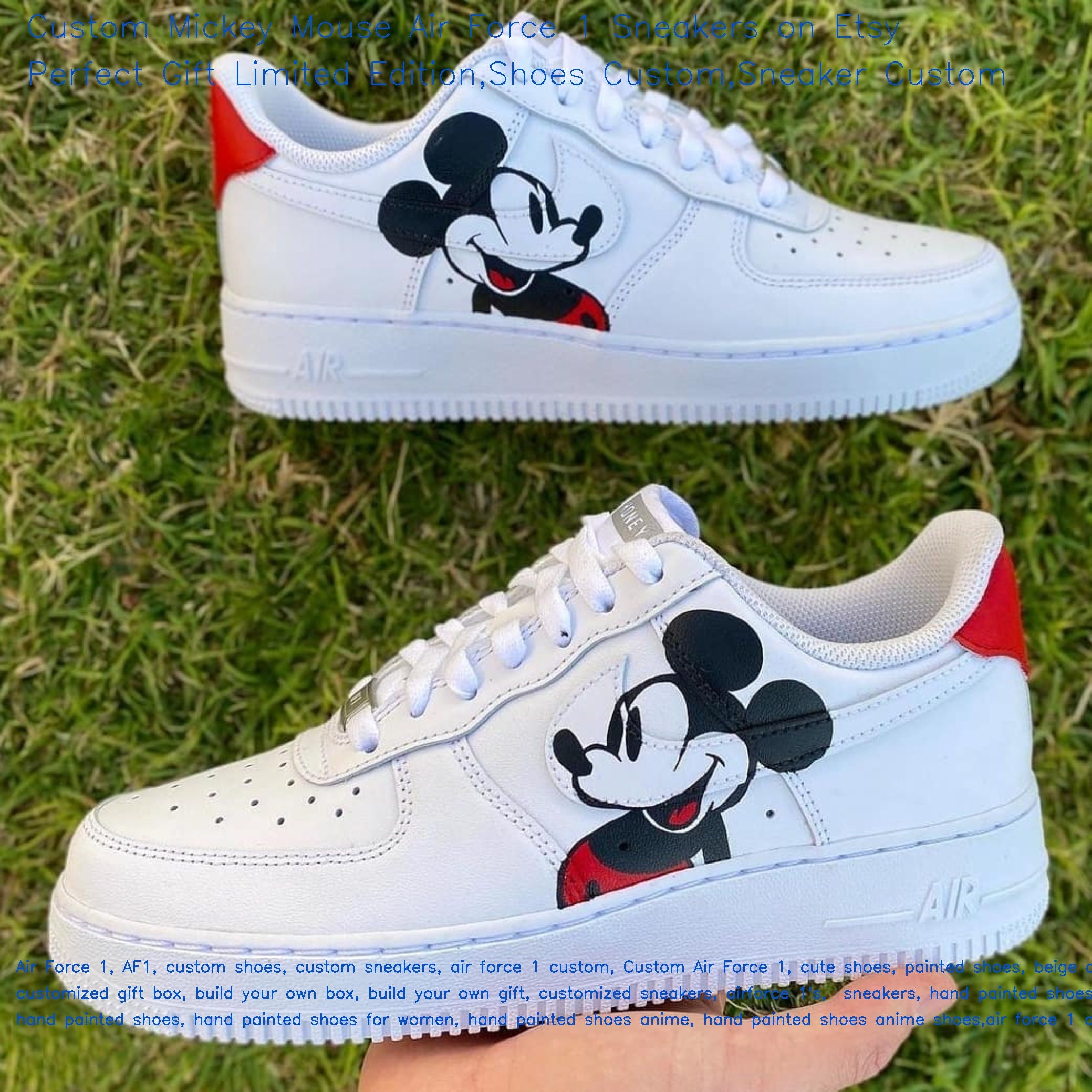 Nike air shop force mickey mouse