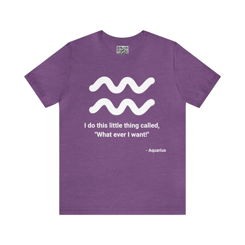 Zodiac Flow Aquarius Tee