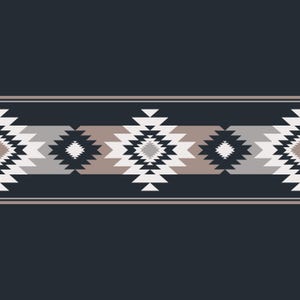 Puede incluir: Un fondo azul oscuro con un patrón geométrico blanco y gris. El patrón está formado por triángulos y cuadrados, y se repite en toda la imagen.