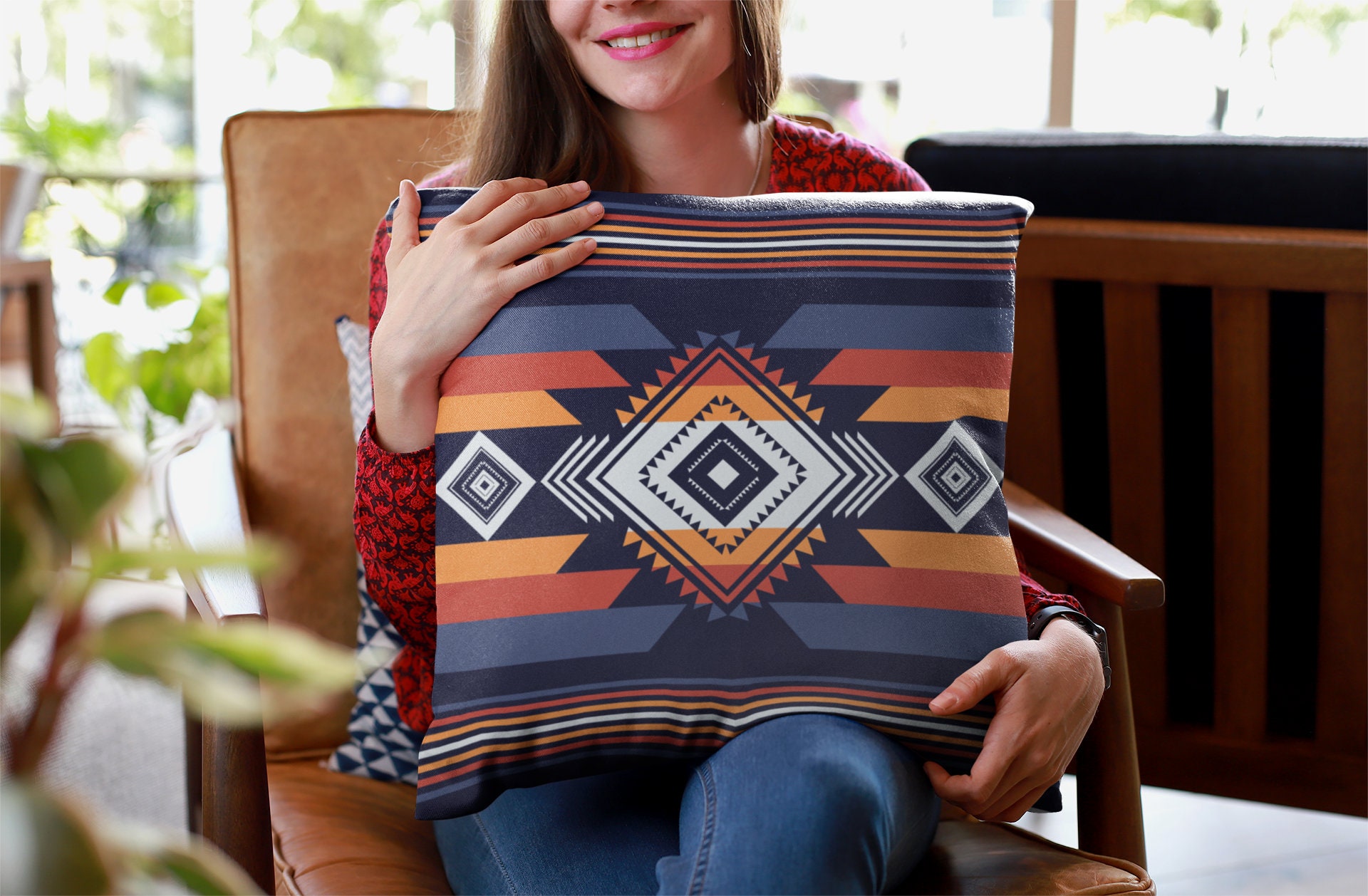 Southwestern Pattern Rug Colorful Ethnic Southwestern Geometric Seamless Pattern Aztec Navajo ...