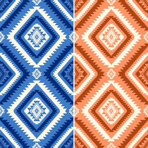 Bundle#2 Modern Color Aztec Southwestern Navajo Geometric Seamless Pattern SVG, Aztec Western Sublimation SVG Prints, Aztec Digital Paper.