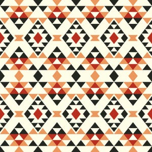 Colorful Navajo Southwestern Geometric Seamless Pattern SVG, Aztec Navajo Southwestern Digital Paper, Southwest Home Decor Sublimation Print