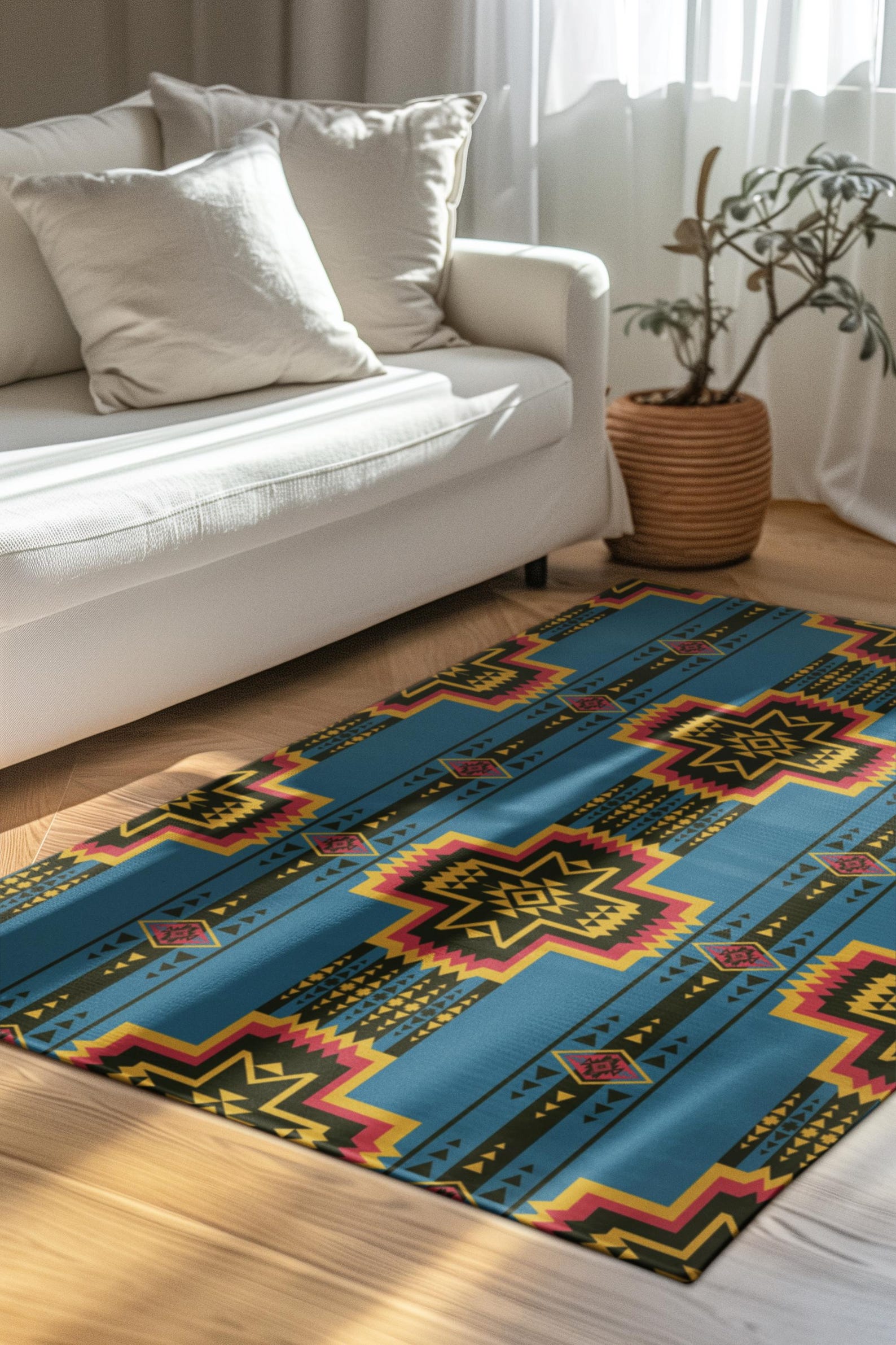 Elegant Southwestern Navajo Seamless Pattern SVG, Native American