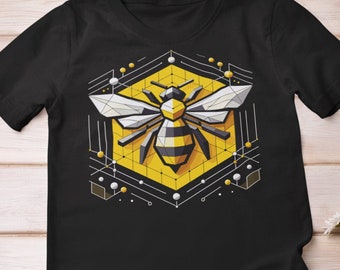 Abelhas, geometria, apicultor, presente, ideia de presente, abelha, apicultura, camiseta de abelha, salve as abelhas