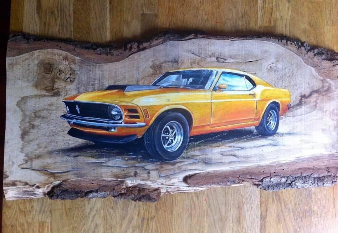 Collection of Cars Art. Oil Pastels/paint Color Pencils in Etsy