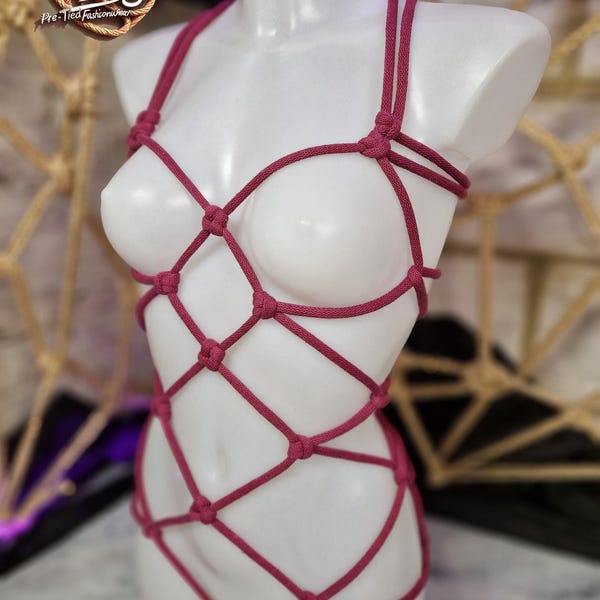 Robe traditionnelle de corde de bondage de corde de Shibari Mk3 Hishi Karada