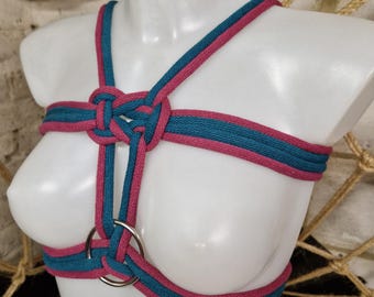 Tidy Package Chest Harness Shibari rope bondage Ropekini Hishi Karada bikini top Rope Dress