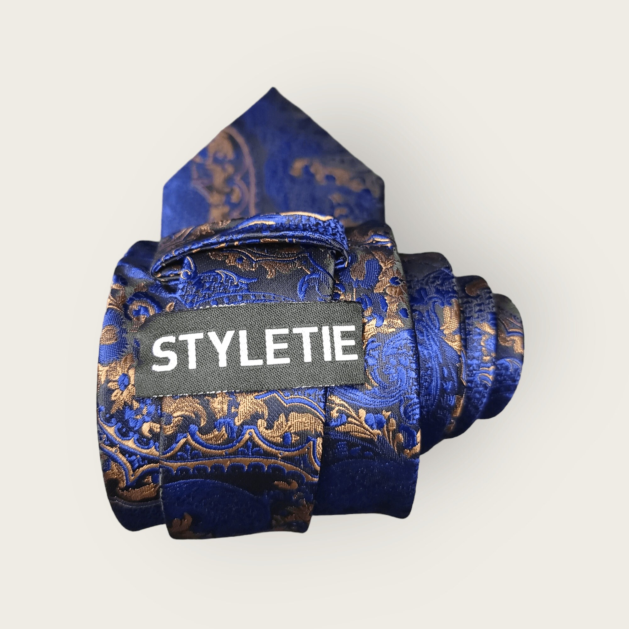 SILUS PAISLEY ROMANCE INTERLOCK SHORTS - NAVY