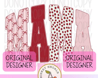Trendy mama-png, preppy trendy mama-sublimatie, schattig retro mom-shirtontwerp