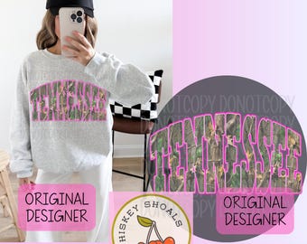 Preppy Tennessee Coquette Png, Tennessee Sublimation Design, Camo Tennessee Png, State PNG, Shirt Design, Digital Download