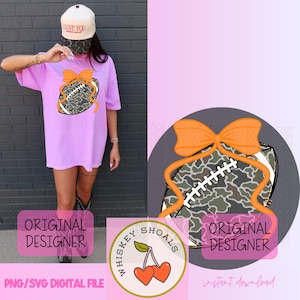 Glitter Football Mama PNG: Coquette Game Day Shirt Design (Digital Download