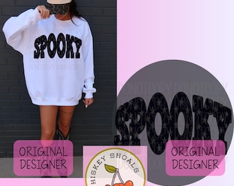 Preppy Spooky Coquette Png, Halloween Sublimation Design, Girly Ghost Bat Pumpkin Bow, Fall Png, Trendy Halloween Sublimation
