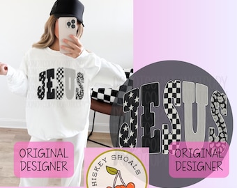 Jesus PNG Kokette Girly PNG Design Preppy christliche png Preppy digitaler download Jesus-T-Shirt Entwurf Retro christliche png preppy png