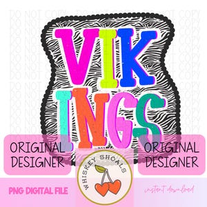 Preppy Viking Mascot PNG PNG Colorful mascot png Girly Girl Mascot School Mascot, trendy school mascot png, gameday shirt, digital download