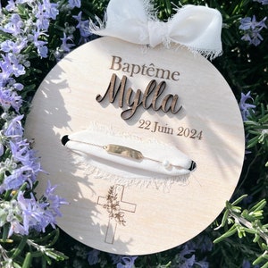 Porte gourmette baptême | Porte chaîne baptême