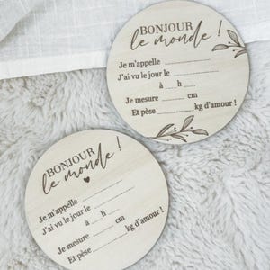 Carte bienvenue à compléter | Bienvenue | Bonjour le monde