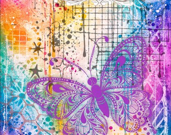 Celebrate Today Card | Colorful Butterfly Birthday Card | Inspirational Greeting| Encouragement Card | Friendship Card | SoulSashay Village