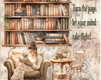 Posavasos de biblioteca para amantes de los libros