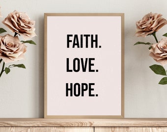 Glaube, Liebe, Hoffnung drucken