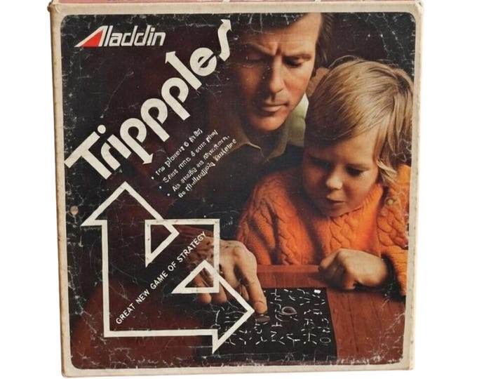 Vintage Trippples Strategy Game - Aladdin 1974