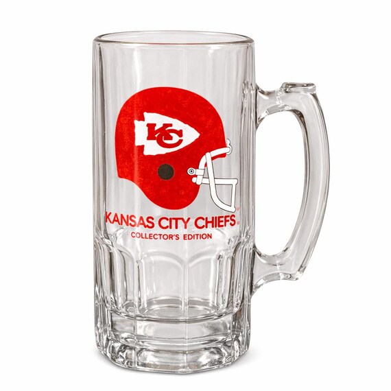 Vintage 90’s Kansas City Chiefs NFL Slim Jim Collector's Edition Beer Mug - OVERSIZED