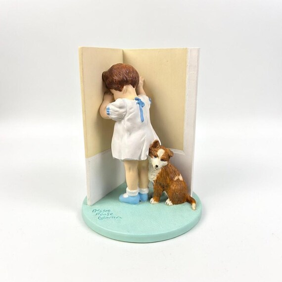 1992 Danbury Mint Bessie Pease Gutmann "In Disgrace" Figurine Vintage