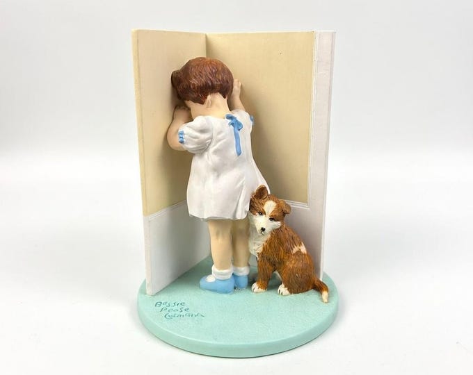 1992 Danbury Mint Bessie Pease Gutmann "In Disgrace" Figurine Vintage