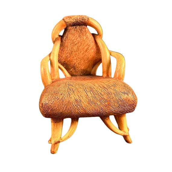 Vintage TAKE A SEAT | Longhorn c.1930 Chair. Style 24009 Raine & Willitts Design RARE 90s