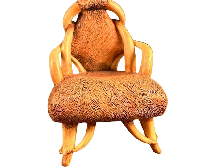 Vintage TAKE A SEAT | Longhorn c.1930 Chair. Style 24009 Raine & Willitts Design RARE 90s
