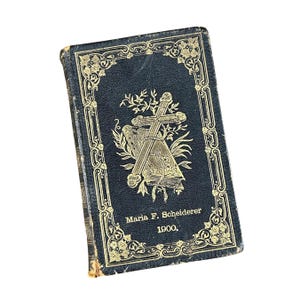 Antique Kirchen Gelangbuch Evangelisch Lutherisch Gemeinden German Lutheran Prayer/Hymnal 1900