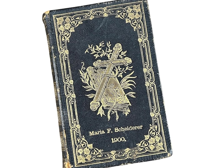 Antique Kirchen Gelangbuch Evangelisch Lutherisch Gemeinden German Lutheran Prayer/Hymnal 1900