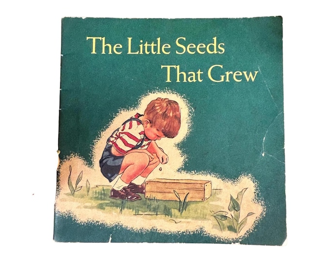 Vintage 1950 The Little Seeds That Grew Christian Childrens Book by Sara Klein
