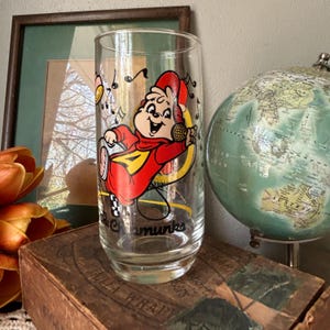 Vintage 1986 Bagdasarian Productions Alvin and the Chipmunks "ALVIN" Collector Tumbler Glass
