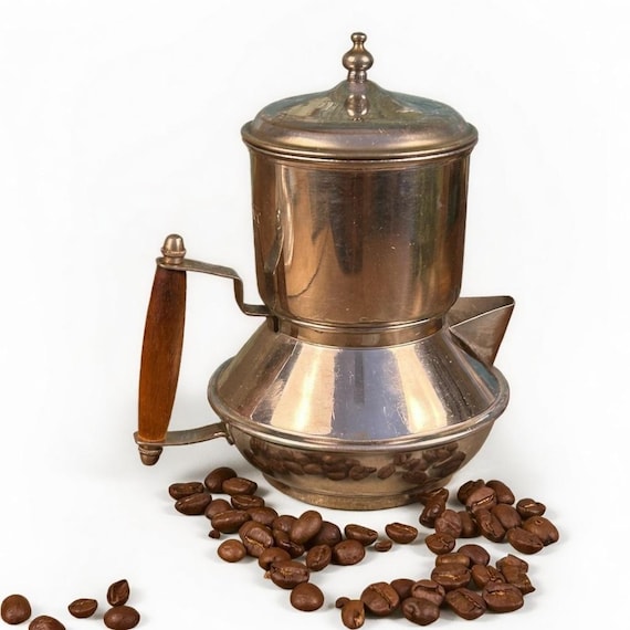 Vintage TASSUNIC Silver Plated Teapot – 1930s French Coffee Pot