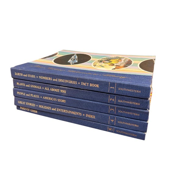 Vintage 1973 Home Adventure Library Book Set – Southwestern Educational Series