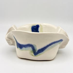 Vintage Stoneware Pinch Pot Bowl - Hilborn Pottery Design Aurora Collection