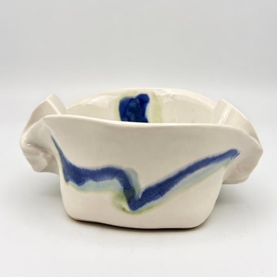 Vintage Stoneware Pinch Pot Bowl - Hilborn Pottery Design Aurora Collection
