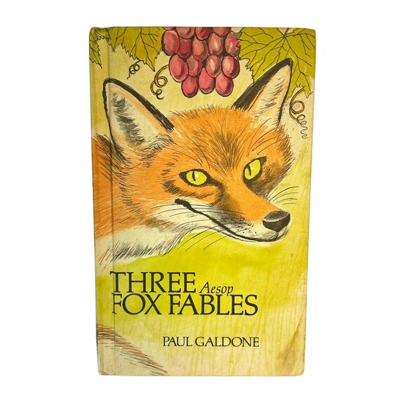Vintage Three AESOP Fox Fables 1971 Paul Galdone Seabury Press