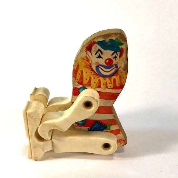 Vintage 1960s Fisher Price Junior Circus Clown Toy Collectible