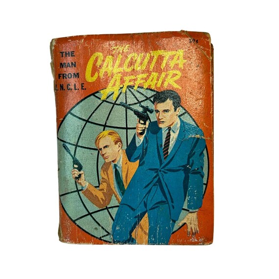 Vintage Man From U.N.C.L.E. Big Little Book: The Calcutta Affair, 1967