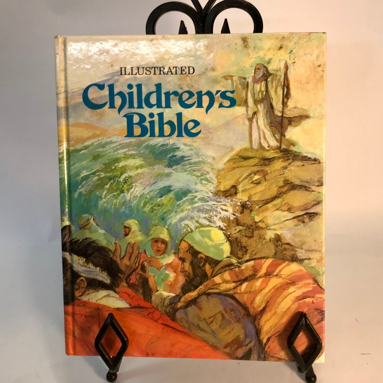 アンティーク!THE CHILDREN'S BIBLE Vintage Illustrated Children's Bible - Copyright 1973, 1988