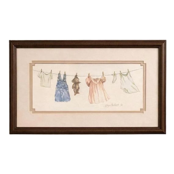 Vintage Gay Talbott 1986 Giclee Print Professionally Framed - Signed by Artist