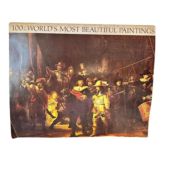 Vintage 1966 Art Book – World's Most Paintings, Frameable Prints