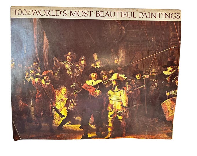 Vintage 1966 Art Book – World's Most Paintings, Frameable Prints
